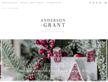 Tablet Screenshot of andersonandgrant.com